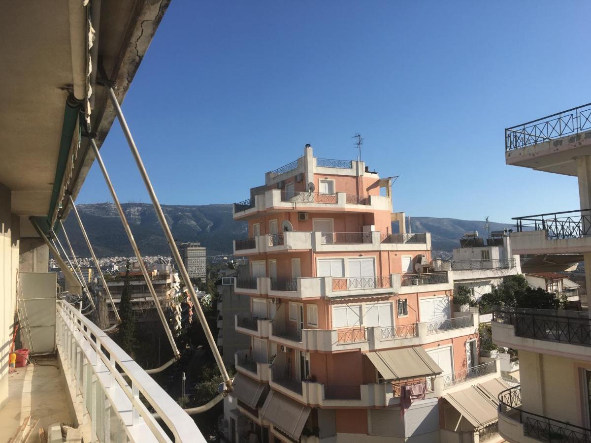 Cozy Apartment Near Metro-Athens View Bagian luar foto